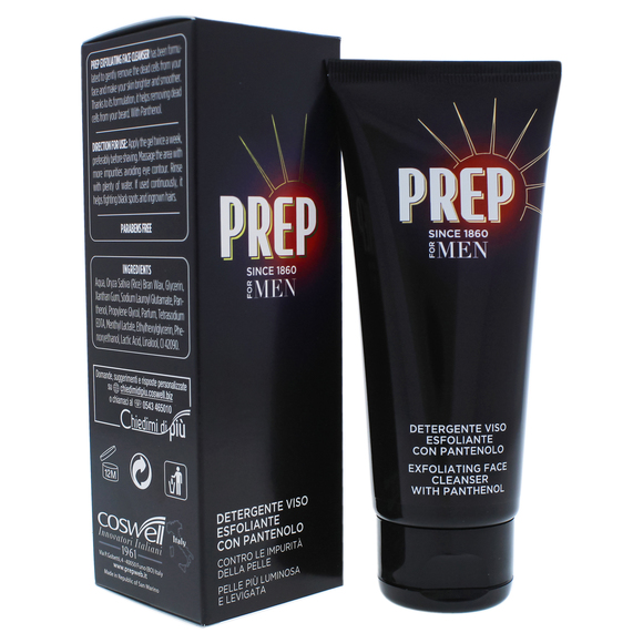 Exfoliating Face Cleanser with Panthenol by Prep for Men - 3.4 oz Cleanser - Picture 3 of 3